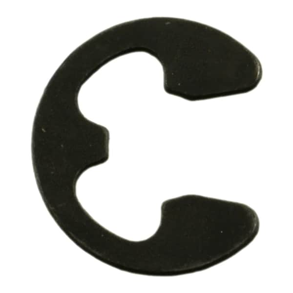 Midwest Fastener External-E E-Clip, Steel Black Phosphate Finish, 5/32 in Shaft Dia, 20 PK 70686 - main